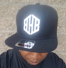 Load image into Gallery viewer, Brain Hole Bandits BHB Snap Back Ball Cap BLK