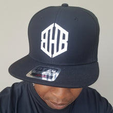 Load image into Gallery viewer, Brain Hole Bandits BHB Snap Back Ball Cap BLK