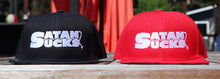 Load image into Gallery viewer, Satan Sucks Tail Snap Back Ball Cap