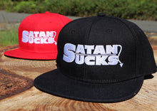 Load image into Gallery viewer, Satan Sucks Tail Snap Back Ball Cap