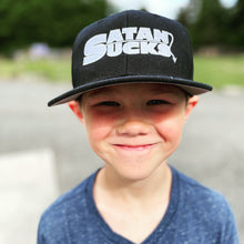 Load image into Gallery viewer, Satan Sucks Tail Snap Back Ball Cap
