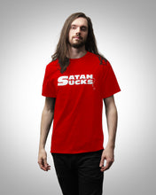 Load image into Gallery viewer, Satan Sucks Tail T-Shirt Red
